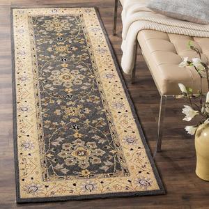 Ковер-дорожка safavieh easy care collection grey / cream ezc751h hand-hooked, 79 x 244 см