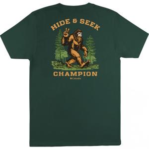 Короткий рукав футболка Quatchy Columbia, цвет spruce