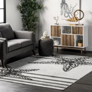 Ковер Minnie Coastal Starfish Area Rug nuLOOM, 91x152 см, бежевый