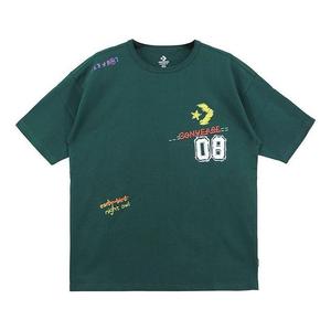 Футболка Converse Put-a-Smile-On-Your-Face Logo T-Shirt 'Green', зеленый