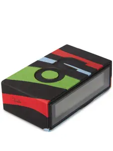 Будильник с принтом marmo, 6,4х11,2х4 см, Pucci, черный