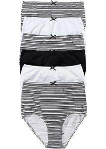 Трусики на талии (6 шт в упаковке) Bpc Bonprix Collection, черный