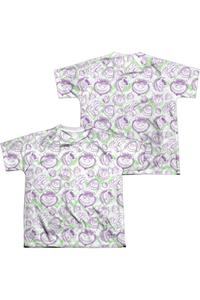 Футболка с коротким рукавом из полиэстера с принтом "Там, где живут дикие звери" (спереди/сзади) Gildan, мультиколор