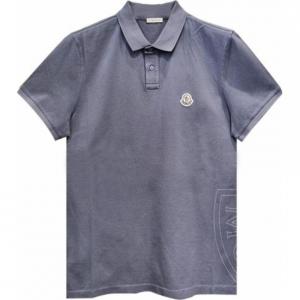 Поло Мужская Синяя Moncler