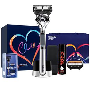 Бритвенный станок Gravity Love Box мужской механический для Дня отца Gillette