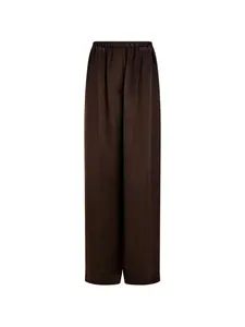 Атласные брюки Ferragamo, коричневый