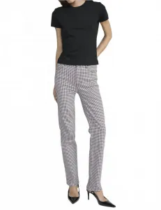 Джинсы Le Sleek Straight Jean в черном многоцветном исполнении Frame