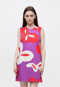 Платье Marimekko SILUETTI POIMINTO, Purple/Red/Off-White/Purple