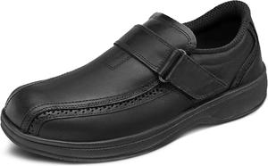 Мужские ортопедические кожаные кроссовки Orthofeet Lincoln Center, черный