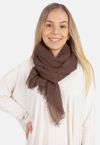 Шарф ISABELLA Seasons of April, темно-коричневый