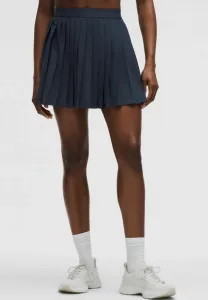 Длинная спортивная юбка-теннис с высокой посадкой и складками Lululemon, Club Blue
