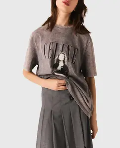 Женская футболка x Céline Dion Maje, серый