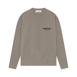 Футболка Fear of God Essentials Classic Long-Sleeve Tee 'Homestead Heather', серый