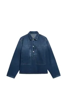 Рубашка-овершот Fuego с квадратными карманами и пуговицами Fortela, синий