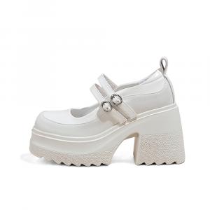 Женские туфли на высоком каблуке A poinsettia princess, Ecru