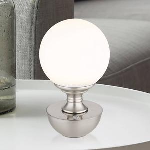 Светодиодная настольная лампа Globo Lighting Tabina, акриловое стекло / железо - 1 лампа - серебро