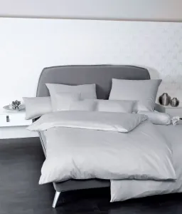 Наволочка Janine Mako-Satin Kiss. 80x80, 1 шт., цвет платина 31001-28-610 Original Janine