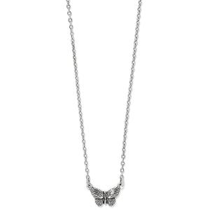 Женское колье Bloom Petite Butterfly из серебра Brighton, серебряный