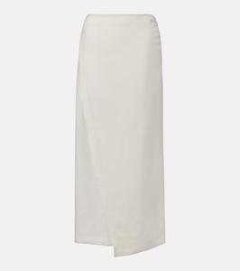 Льняная макси-юбка Suis Faithfull, белый