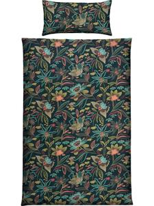 Сатиновое постельное белье оливкового цвета REDBEST, 135x200 см + 40x80 см