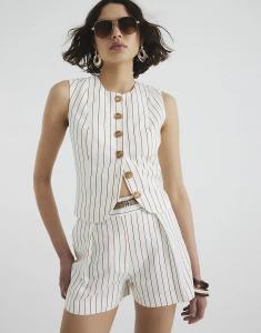 Строгие шорты River Island в белую полоску