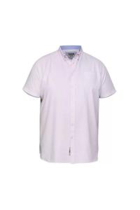 Рубашка с короткими рукавами James Oxford Kingsize Duke Clothing, розовый