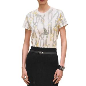 HERMES Футболка FW25 Regular женская белая