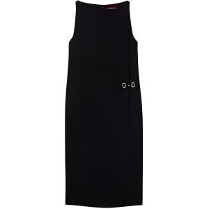 GUCCI Тяжелое сабельное платье с Horsebit