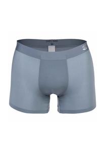 Мужские трусы-боксеры - H-Fresh, шорты из микрофибры стрейч, однотонные HOM, серый