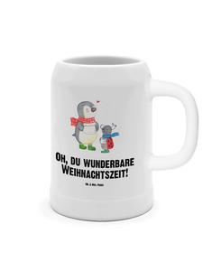 Пивная кружка Smörle Wintertime с надписью белого цвета Mr. & Mrs. Panda