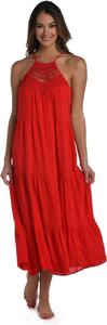 Пляжное платье La Blanca Coastal Covers High Neck Dress, цвет Cherry