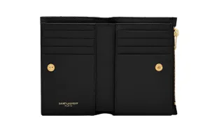 SAINT LAURENT Кошелек Monogram Cow Leather Women's Black