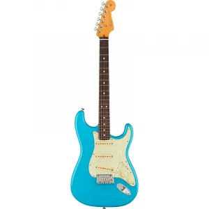 Электрогитара Fender American Professional II Stratocaster, гриф из палисандра, цвет Miami Blue