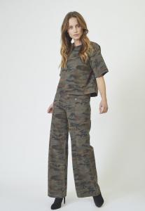 Расклешенные джинсы CAMOUCC DENIM WIDE JEANS Co'couture, коричневый