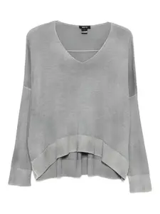 Топ с V-образным вырезом Avant Toi, серый