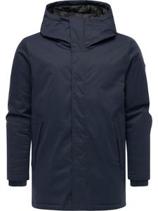 Ragwear Короткое пальто из паркановой саржи YOUMODO темно-синего цвета