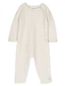 Tartine Et Chocolat кашемировый ромпер, нейтральный цвет