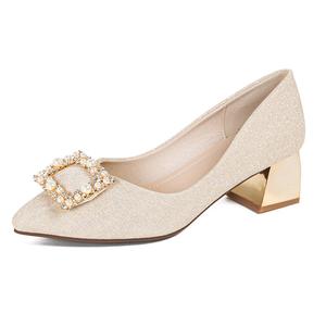 Туфли на высоком каблуке для женщин JIUXINGDAO, Apricot