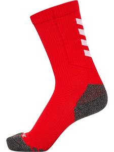 Носки Hmlpro Training Socks Low красного цвета Hummel