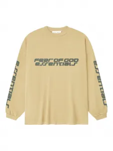 Лонгслив в стиле 90-х Fear Of God Essentials, желтый