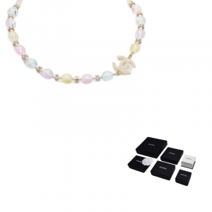 Женское колье из золота и кристаллов Chanel, золото/crystal