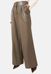 Широкие брюки со складками Friends Like These, Chocolate Brown