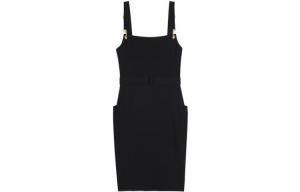 Платье без рукавов женское черное Celine