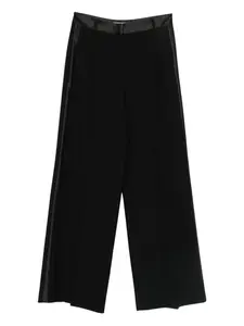 Классические брюки с атласной отделкой Alberto Biani, черный