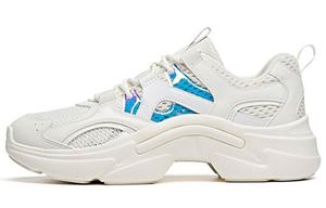 Кроссовки женские с низким верхом цвета слоновой кости и белого цвета Anta