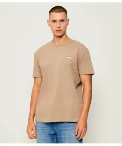 Футболка Regular fit Tommy Jeans, бежевый