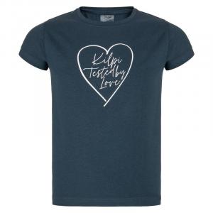 Хлопковая футболка для девочки Kilpi ALBION-JG, цвет blau