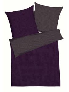 Постельное белье JACK 3 tlg Mako Satin 200x200cm Password, фиолетовый