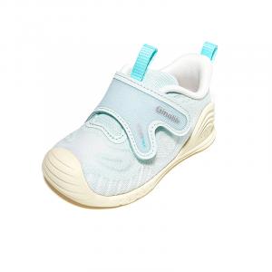 Низкие предходовые ботиночки и носочные туфельки для малышей GINOBLE, синий/белый