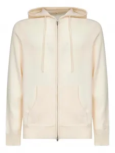 Худи на молнии с кулиской и карманом-кенгуру Mc2 Saint Barth, нейтральный